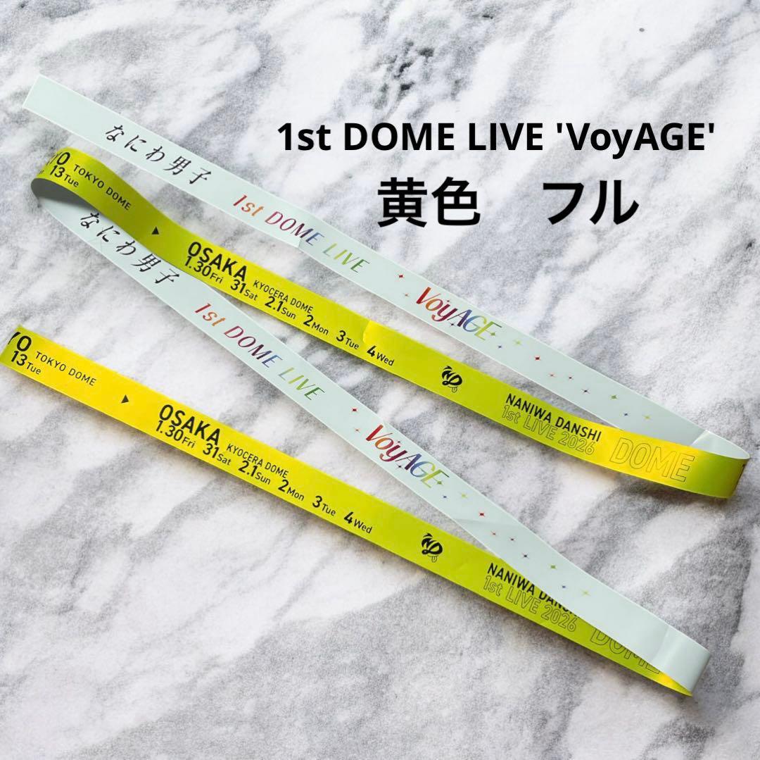 なにわ男子 ドーム VoyAGE 長尾謙杜 銀テープ ボンボヤ けんと きいろ