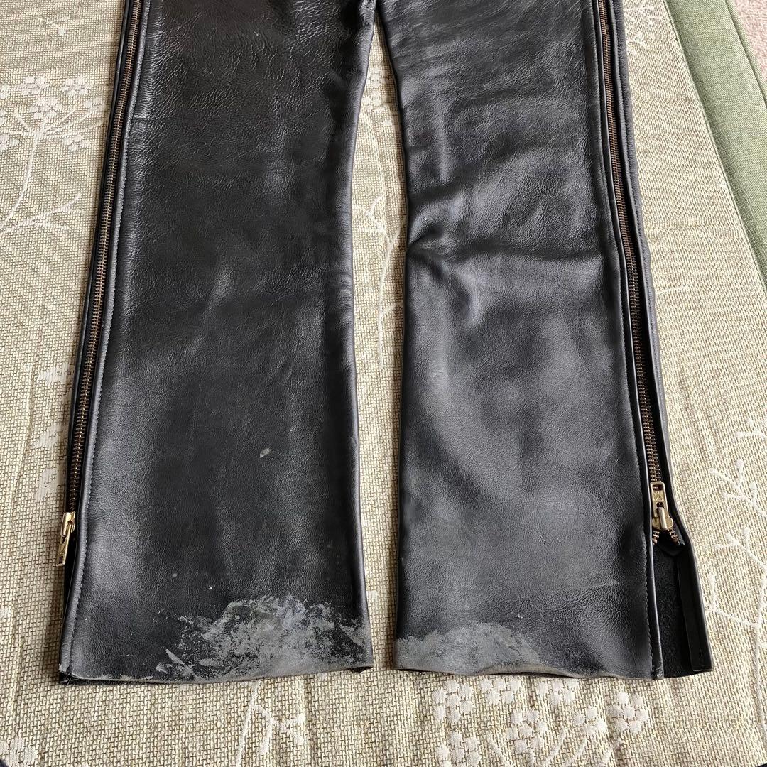 177cm83kg】レア！ ？アメリカ製 バンソン レザーチャップス - メルカリ