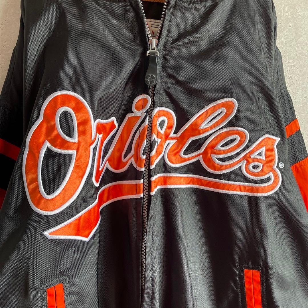 オールド 激レア90s MLB オリオールズ 刺繍ロゴ スタジャン - メルカリ