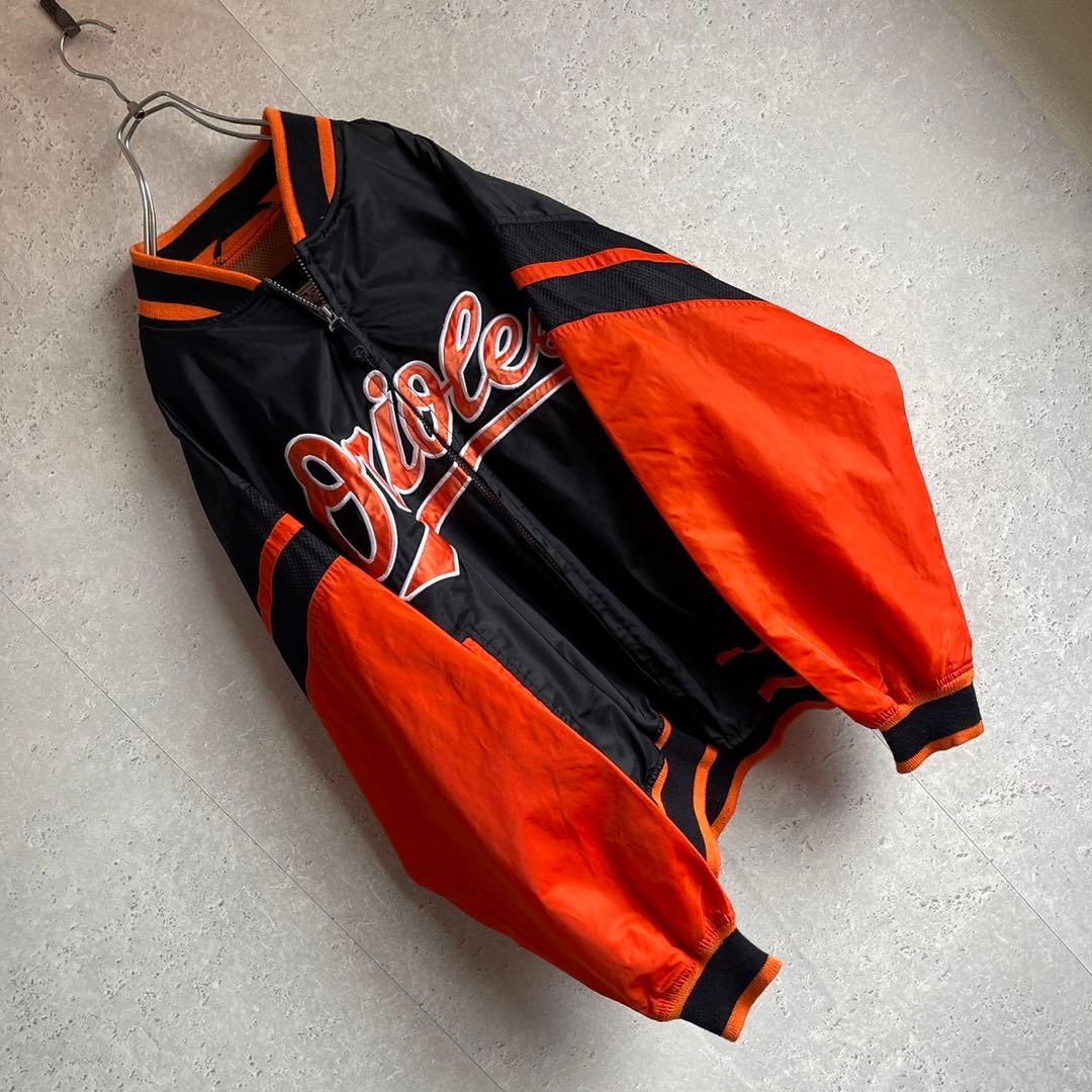 オールド 激レア90s MLB オリオールズ 刺繍ロゴ スタジャン - メルカリ