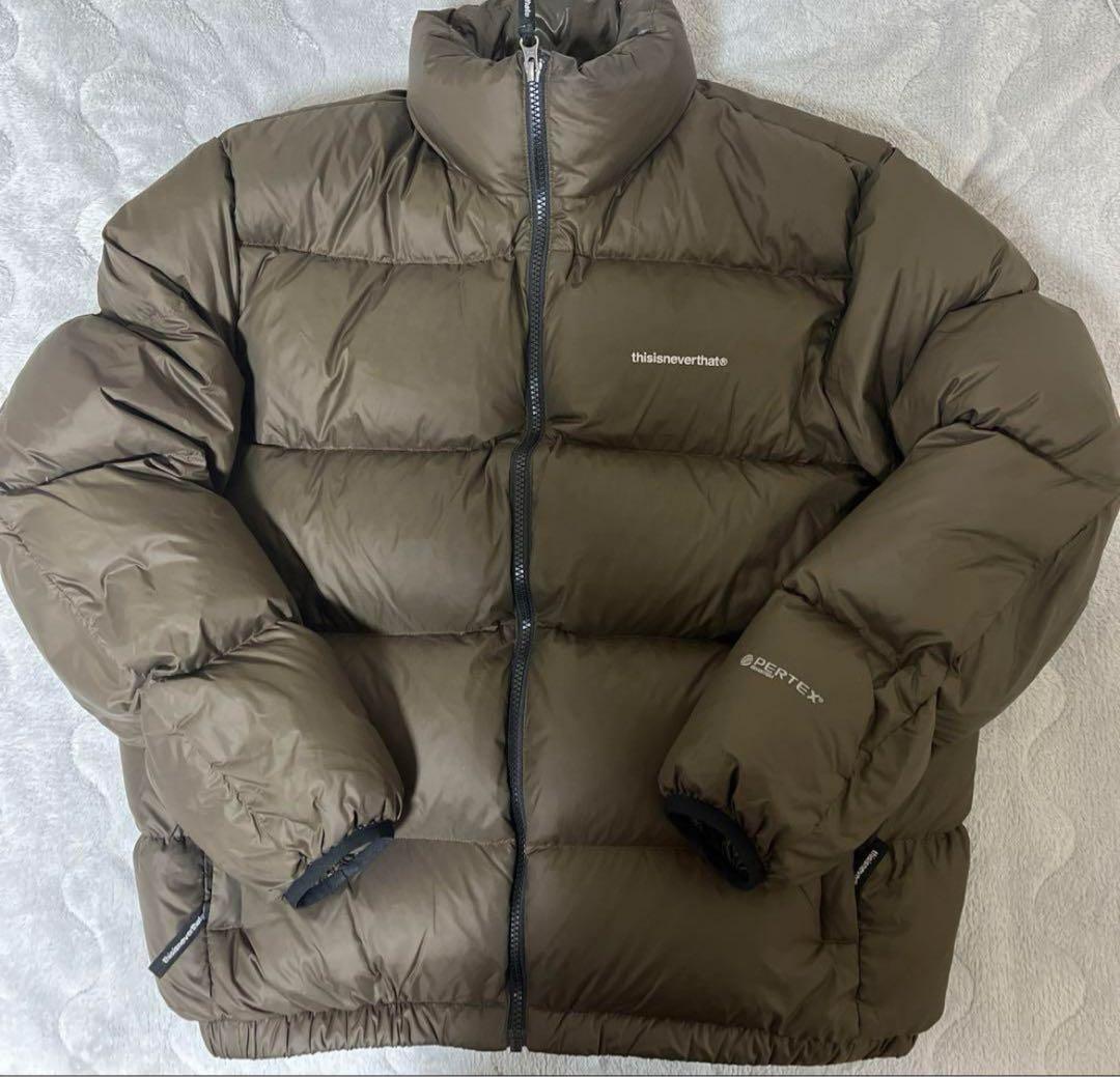 thisisneverthat ネバザ ダウンジャケット XL カーキ - メルカリ