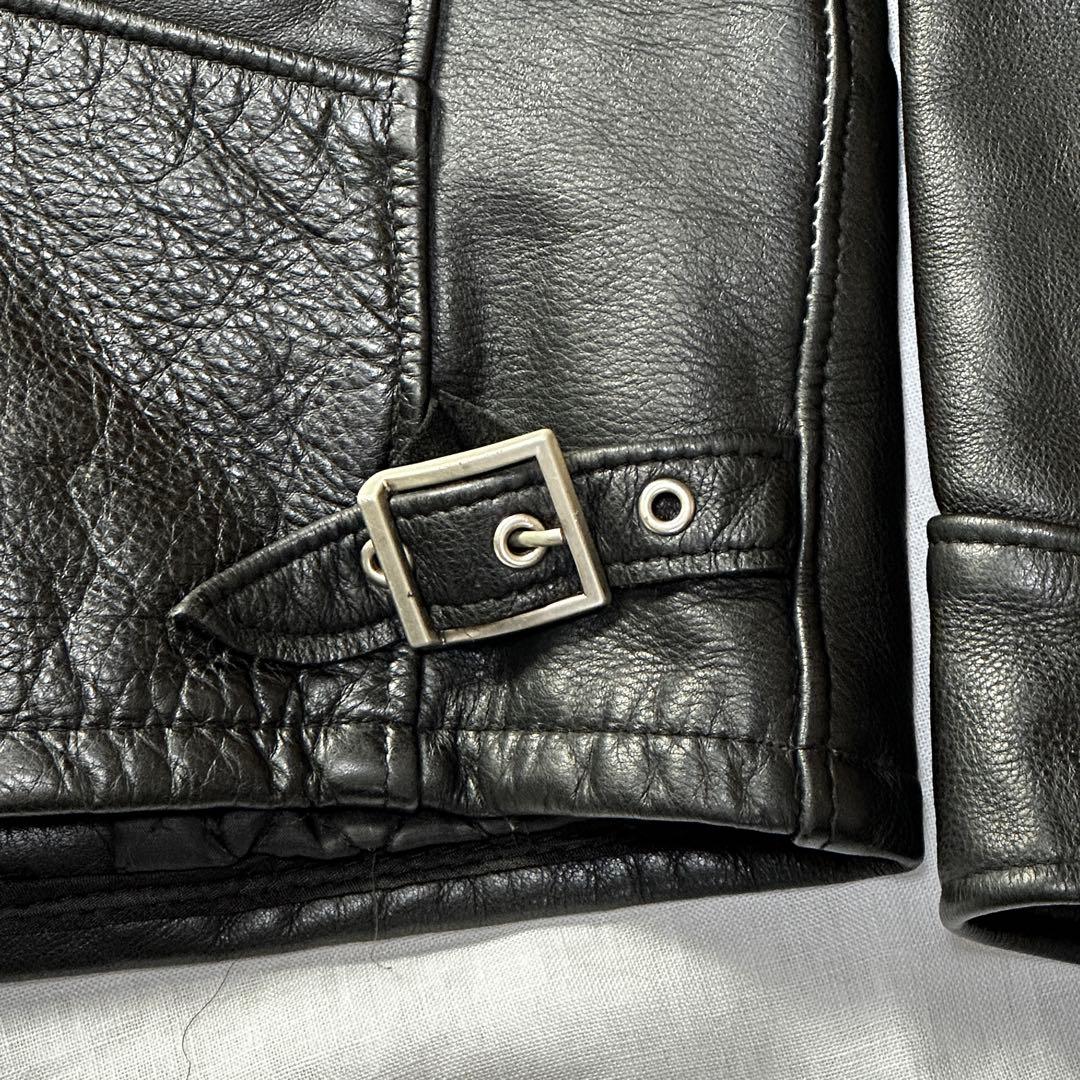 USA製 ショット レザージャケット シングルライダース 544 スタッズ 黒