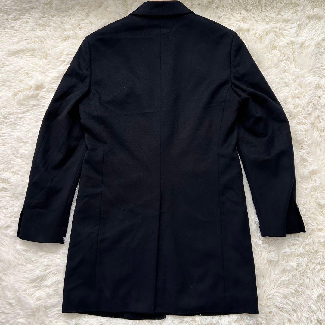 UNIQLO ユニクロ ウールカシミヤ チェスターコート ネイビー 131578