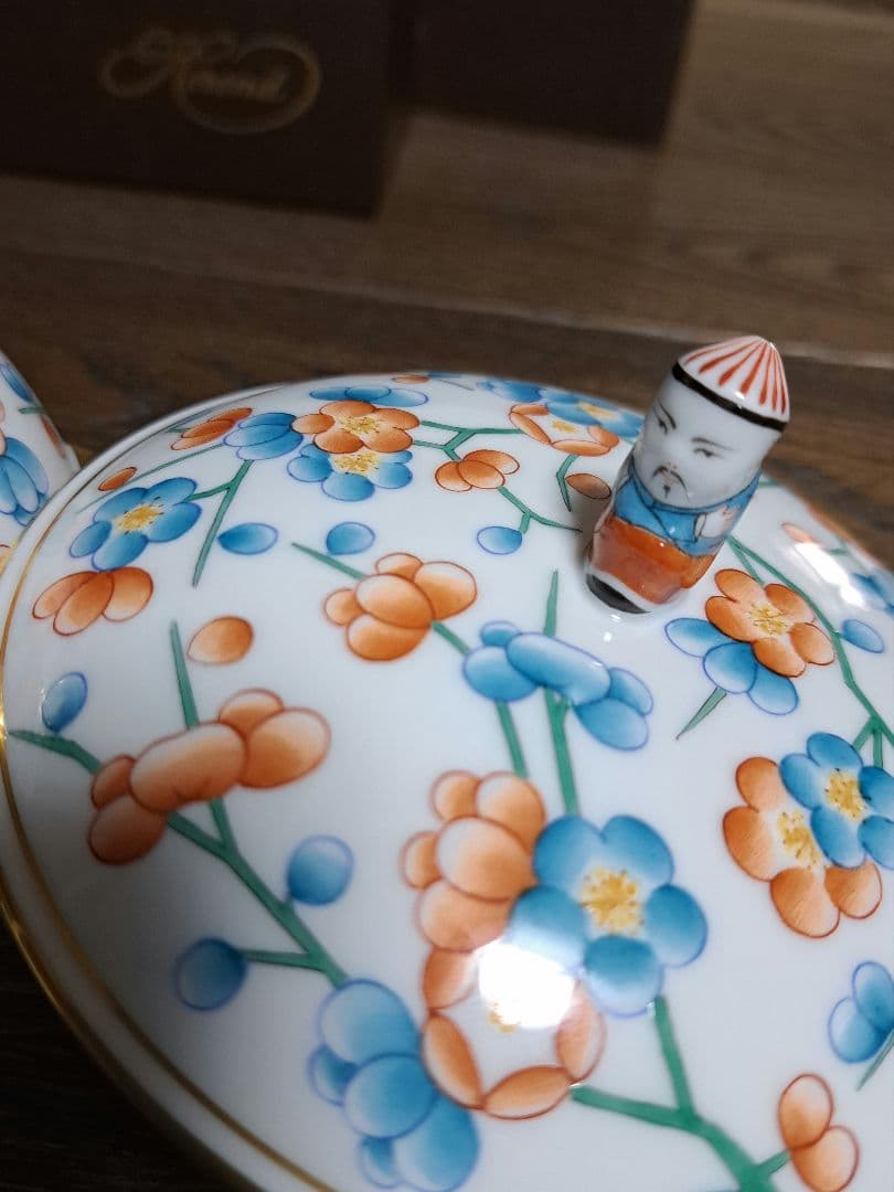 新品 ヘレンド 上海蓋つきカバードボール マンダリンボックス - メルカリ
