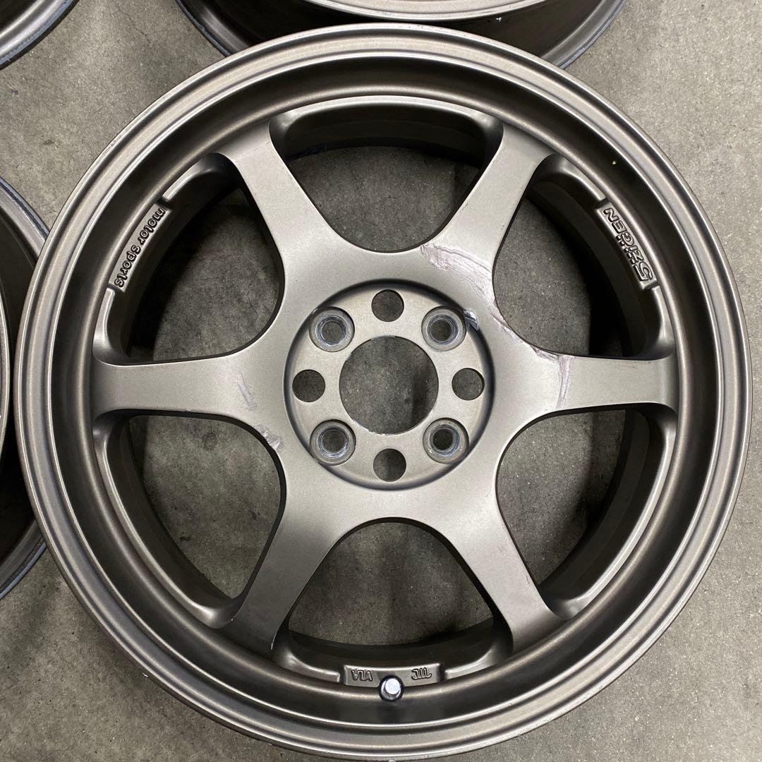 中古5ZIGENホイール16インチ 5.5J＋45 4/100 コンパクトカー