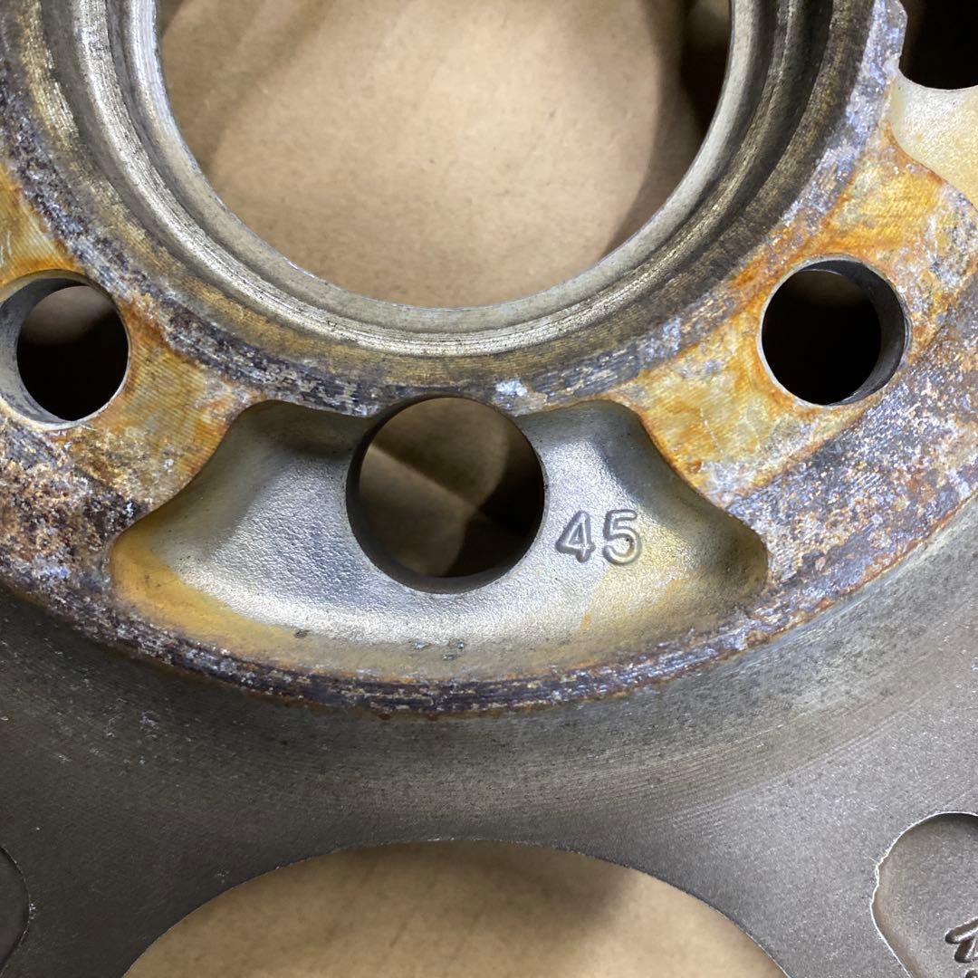 中古5ZIGENホイール16インチ 5.5J＋45 4/100 コンパクトカー