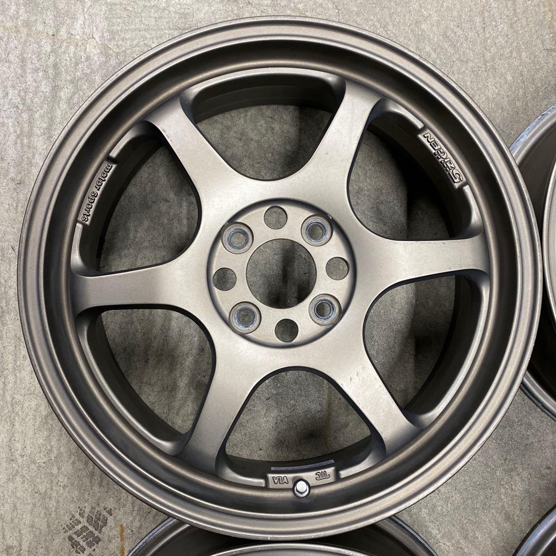 中古5ZIGENホイール16インチ 5.5J＋45 4/100 コンパクトカー