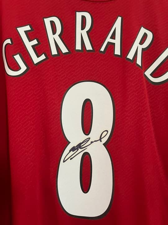 スティーブン ジェラード icons サイン ユニフォーム - メルカリ