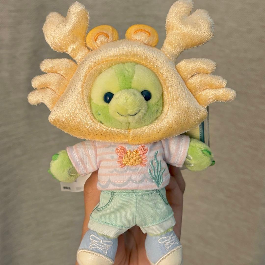写真子発送❣️ 上海ディズニー サマー カニ オルメルぬいぐるみキー