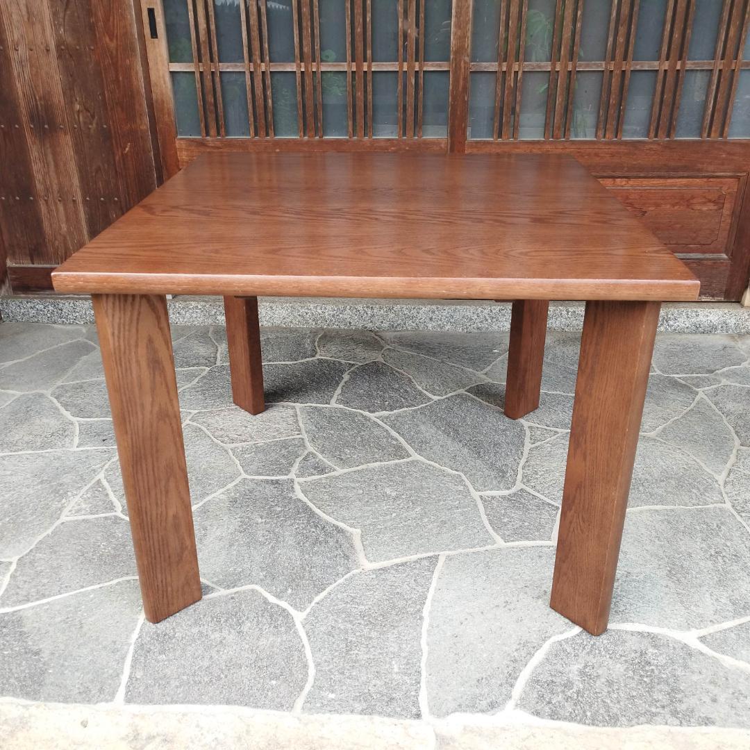 飛騨産業 キツツキマーク ダイニングテーブル オーク材 無垢材 ALMO アルモ