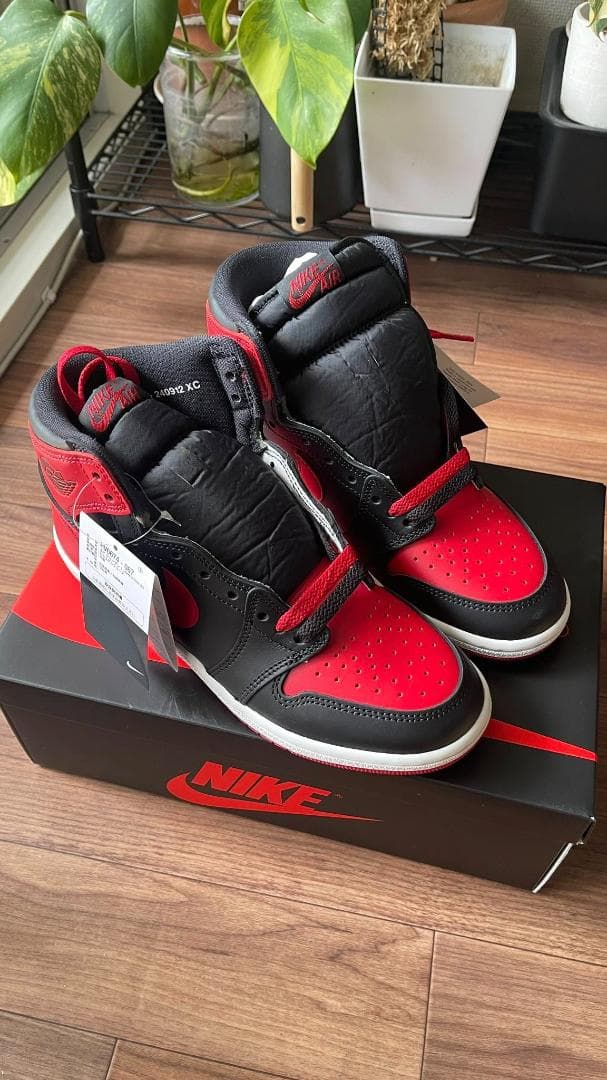 シューズ(男性用) Jordan 1 BRED 2025 SIZE US8.5/26.5 CM