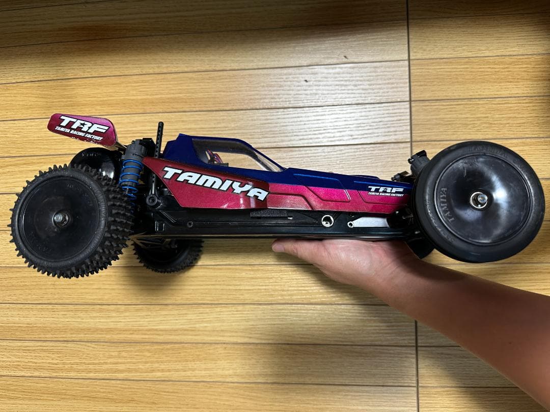 タミヤ DT-03 レーシングファイターフルベアリング TRFカラープロポ