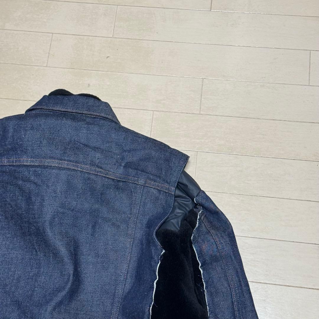 sacai × APC faux shearing コラボデニムジャケット - メルカリ