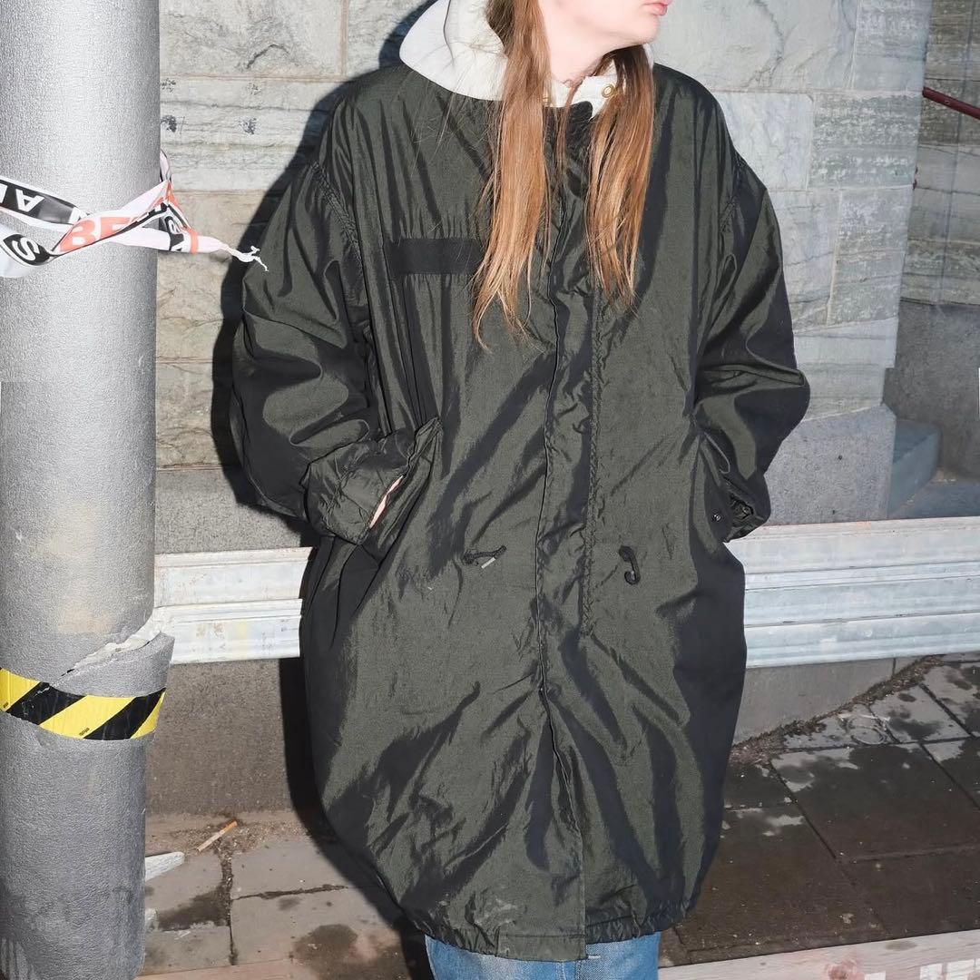 ま*ぱ様 U.S.ARMY M65 フィッシュテールパーカ 黒染め 米軍実物 モ