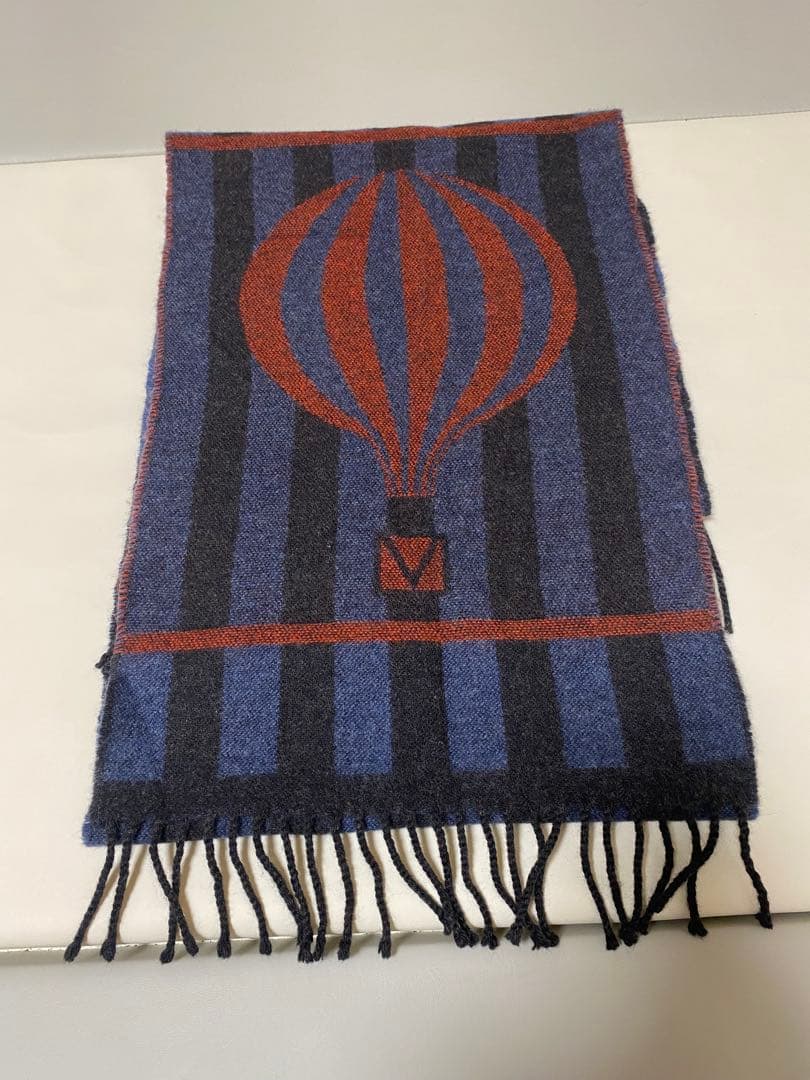 LOUIS VUITTON ストライプ バルーンマフラー M75365