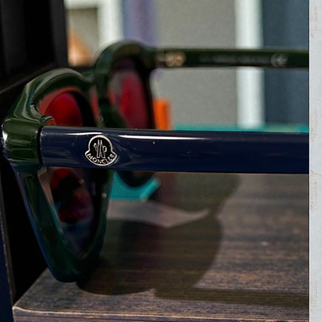MONCLER サングラスML0006 92Aグリーン＆ブルーメンズ