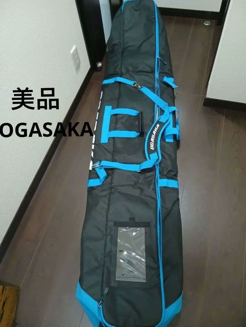OGASAKA スキー用バッグ ブラック/ブルー　オガサカ OGASAKA（オガサカ） 【22日限定！全品P10倍！】OGASAKA スキー バッグ
