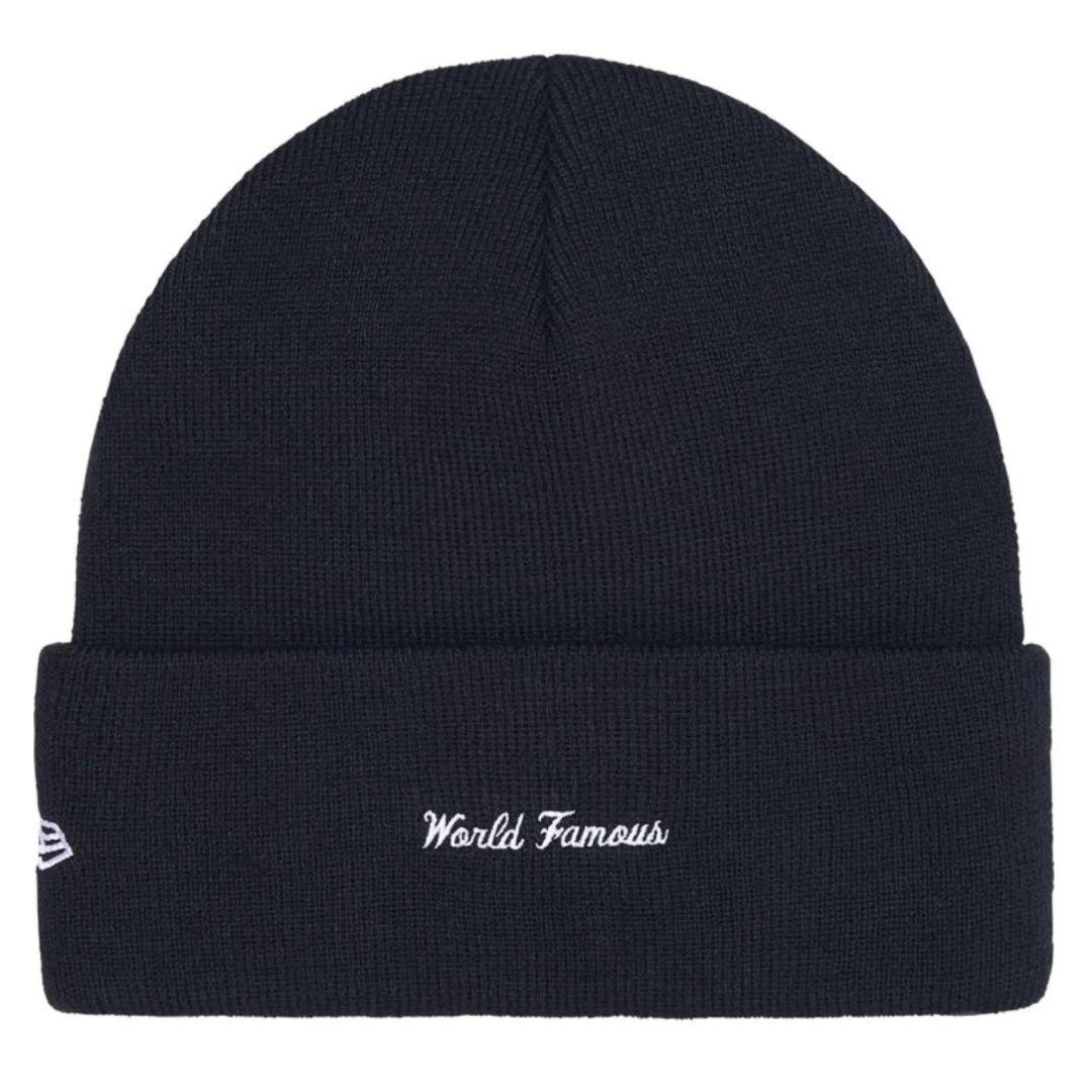 帽子 Supreme x New Era Box Logo Beanie \"Navy\"