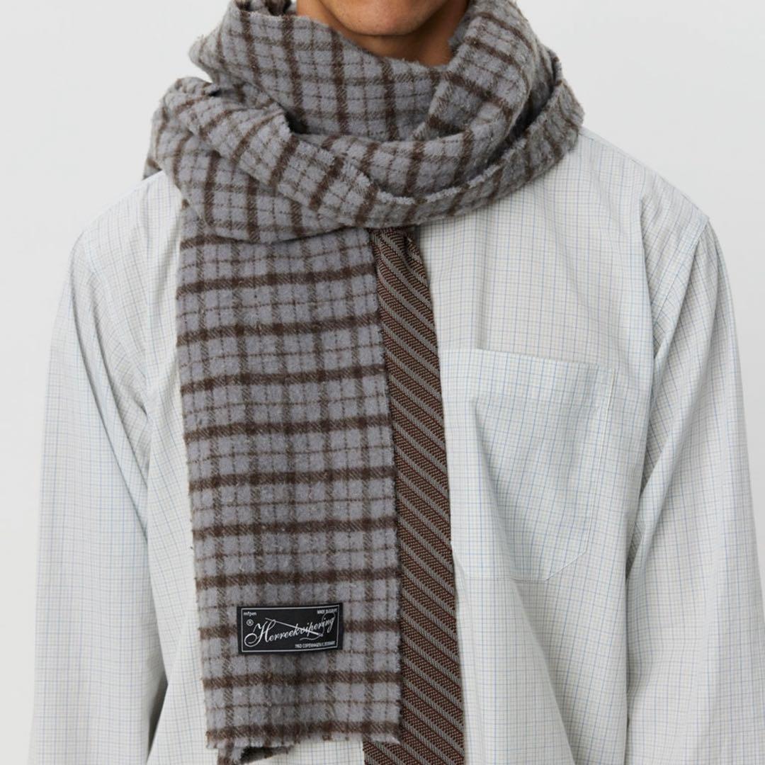 MFPEN herreekvipering】WOOL SCARF / BLUE - メルカリ