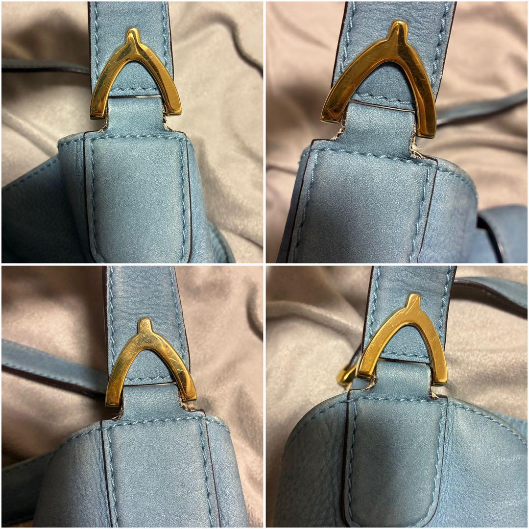 GUCCI レザー ソフトスティラップ A4収納可能 【ブランド】GUCCI