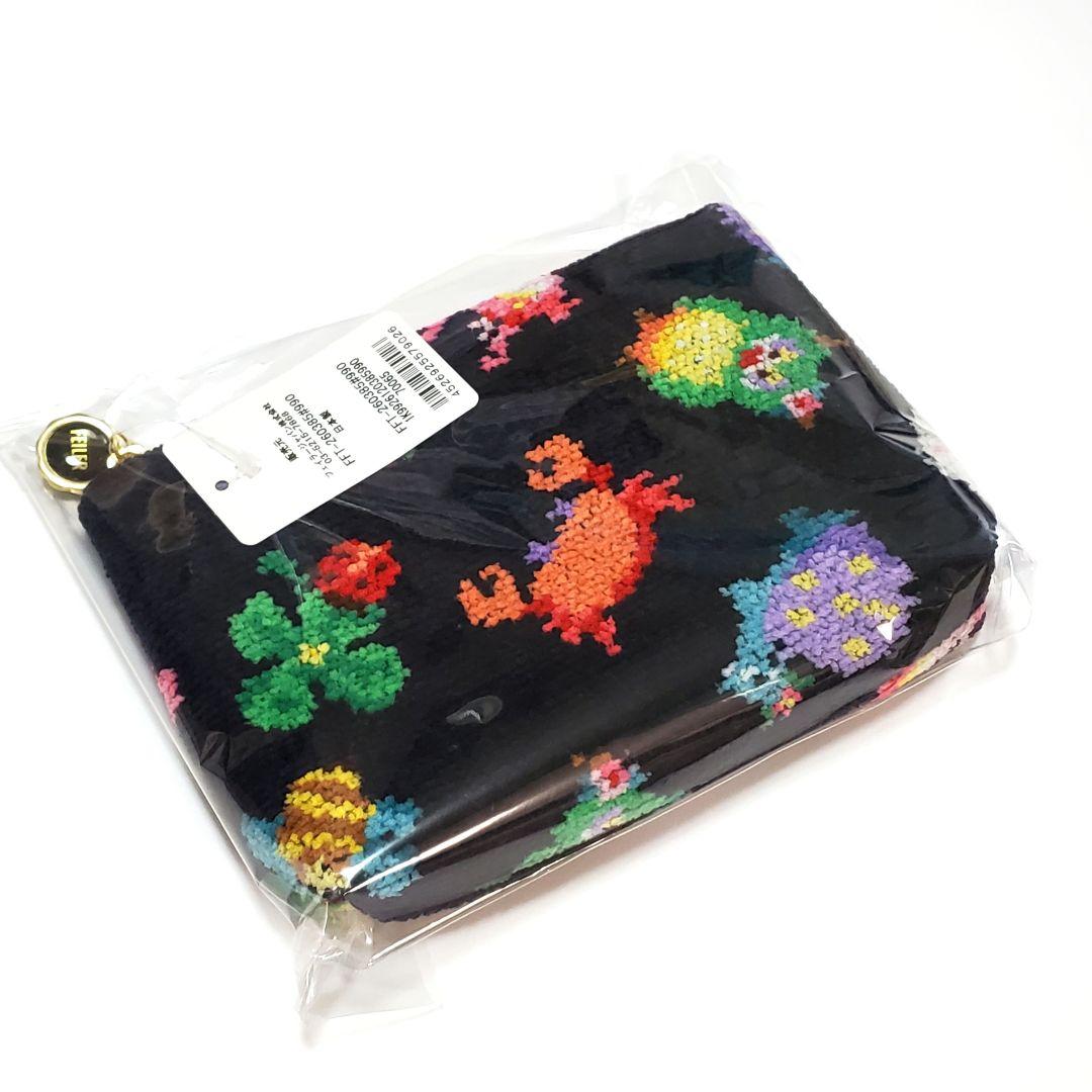 新品未開封》FEILER 神崎恵 ファンキーフォーチュン ポーチ ネイビー