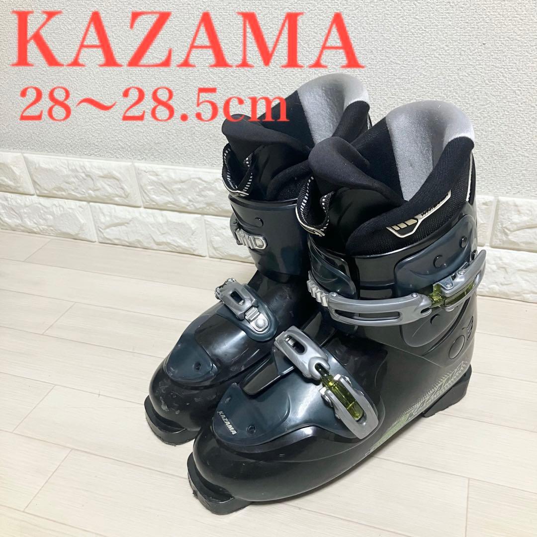28〜28.5cm/KAZAMA WINTERHIGH カザマ スキーブーツ カザマ Winterhigh レディース スキー ブーツ : ブラック×パープル