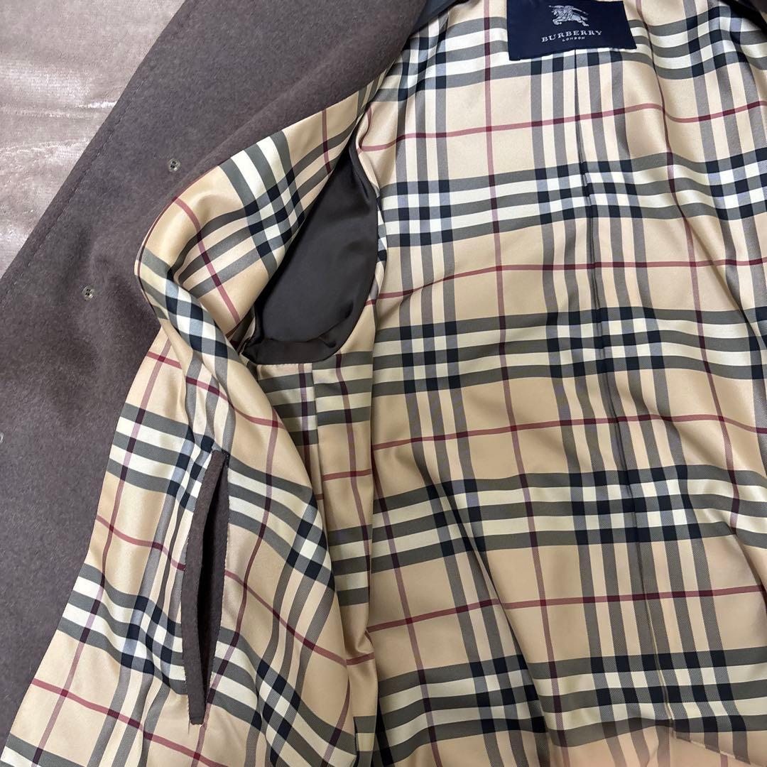専用 BURBERRY カシミア、アンゴラ入りコートMサイズ ブラウン - メルカリ