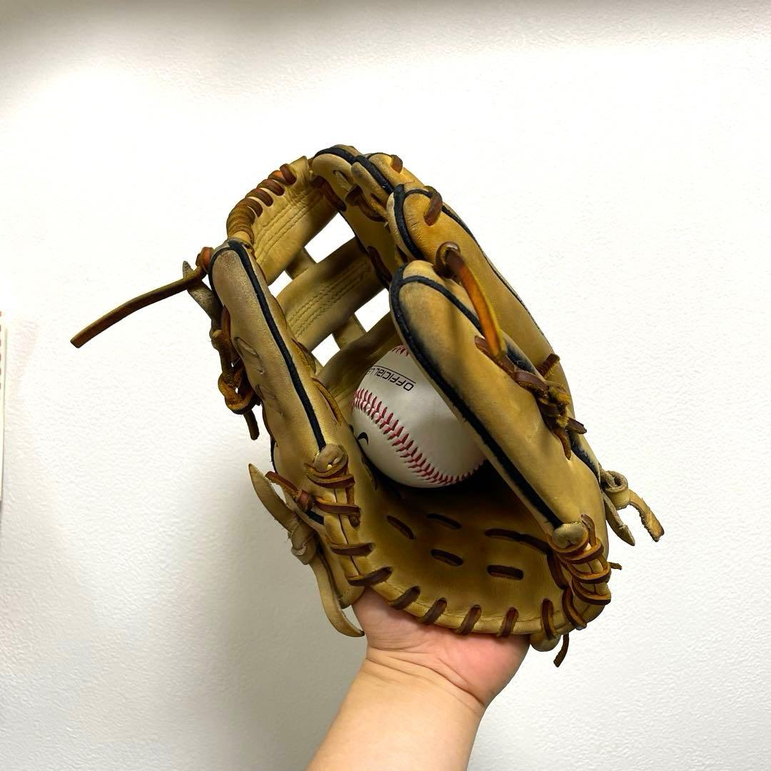 ミズノプロ タティスJr モデル 型抜群 即戦力 軟式 内野手用グローブ