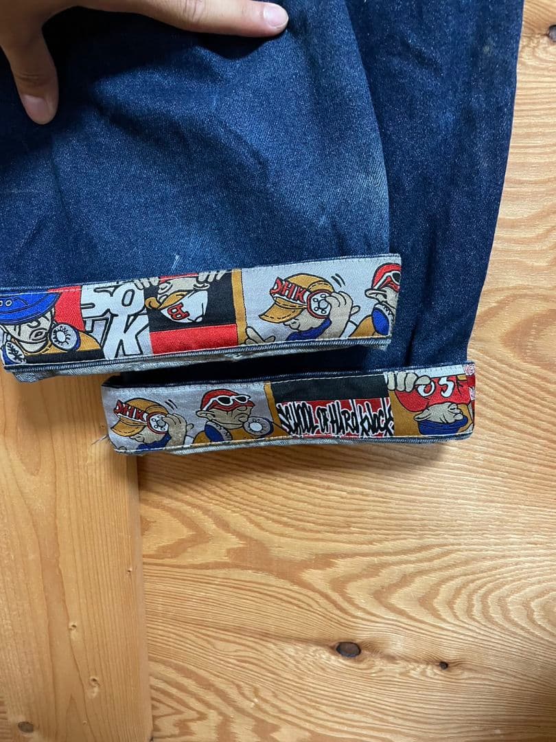 激レア】90s〜00s SOHK スクールオブハードノックス ワイドデニム