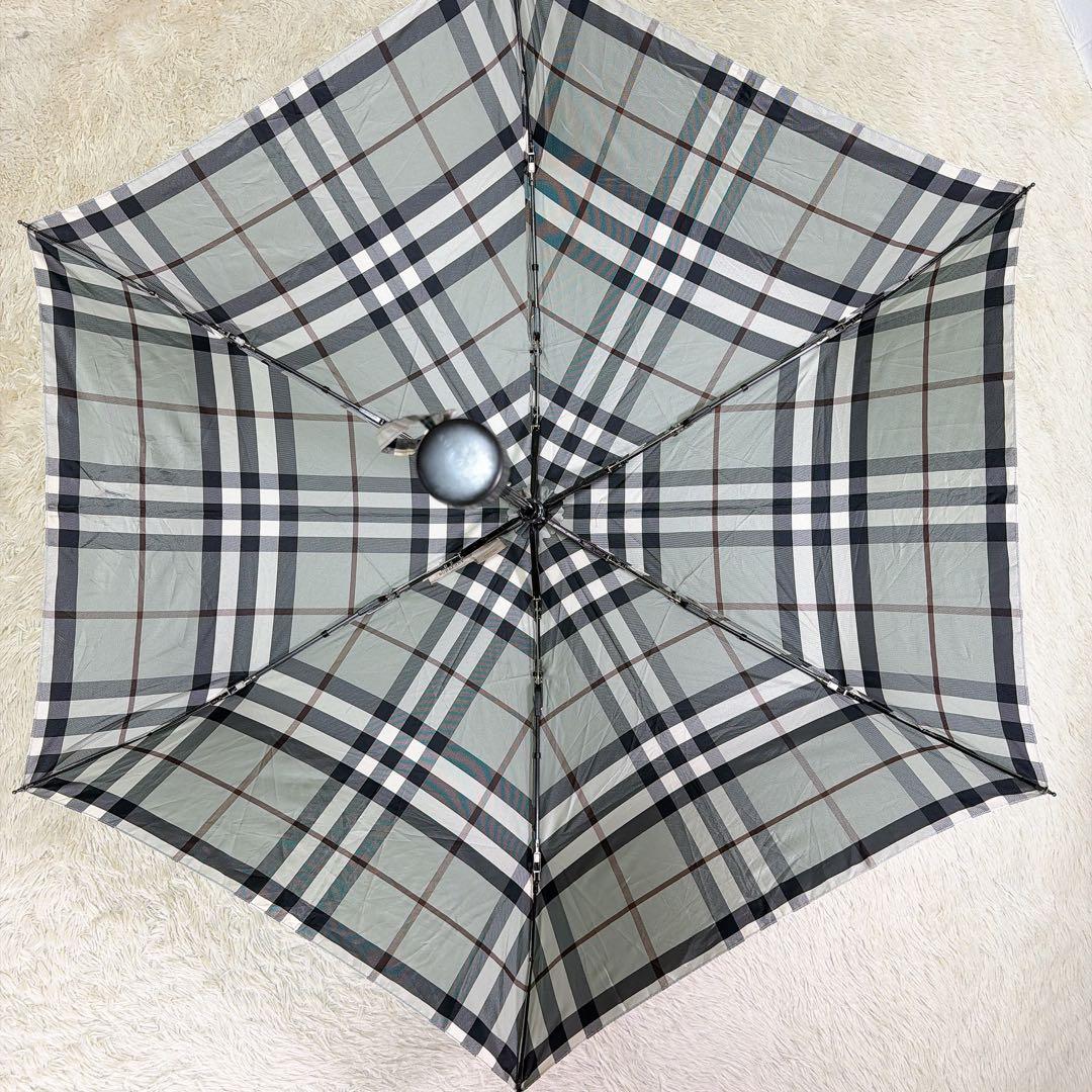 希少カラー】BURBERRY バーバリー ノバチェック グリーン 折り畳み傘
