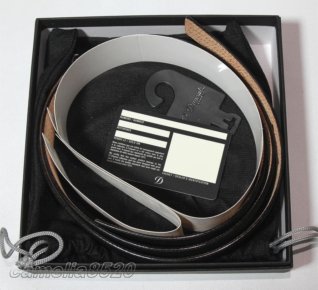 s*a様 S.T.Dupont ベルト 051229N ブラック 44 / 11