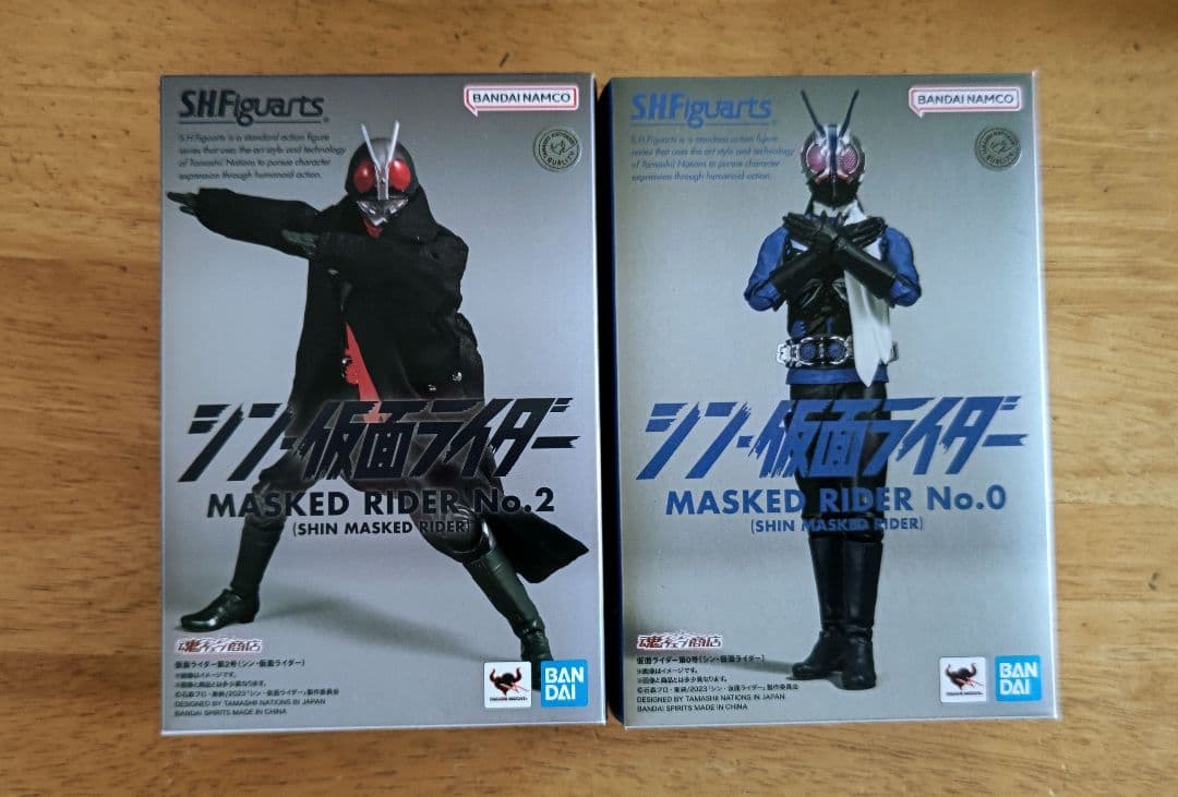 S.H.Figuarts 仮面ライダー第0号　第2号　セット　シン・仮面ライダー
