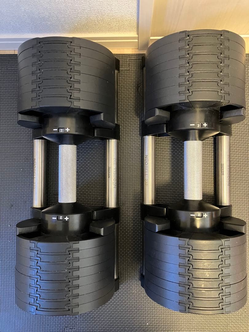 【セット②】NÜO FLEXBELL 32kg 2kg刻み 可変式ダンベル NUOBELL可変式ダンベル 32kg 2kg刻み Green② NÜOBELL 可変式ダンベル