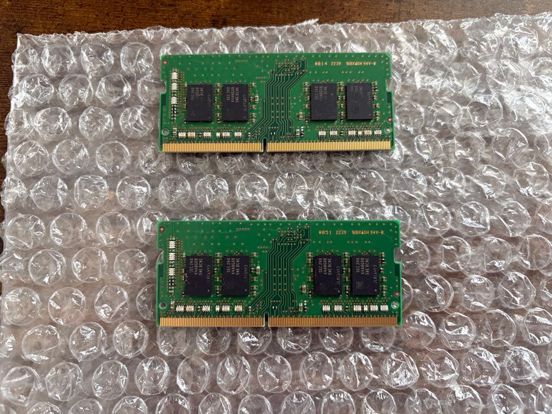 動作確認済み】PC4-3200 16GB(8GB×2) SAMSUNG アウトレット