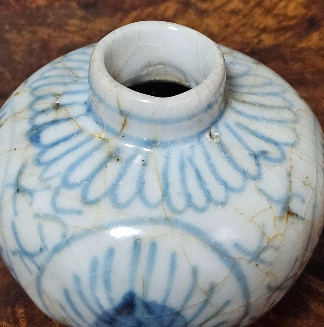 中国南方系 東南アジア古陶磁器 青華 安南 宋胡録 小壺 茶入れ