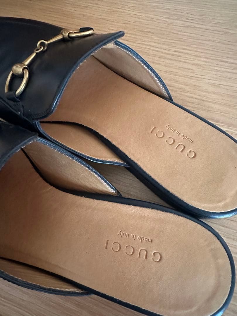 グッチ プリンスタウンホースビットミュール 35.5 GUCCI