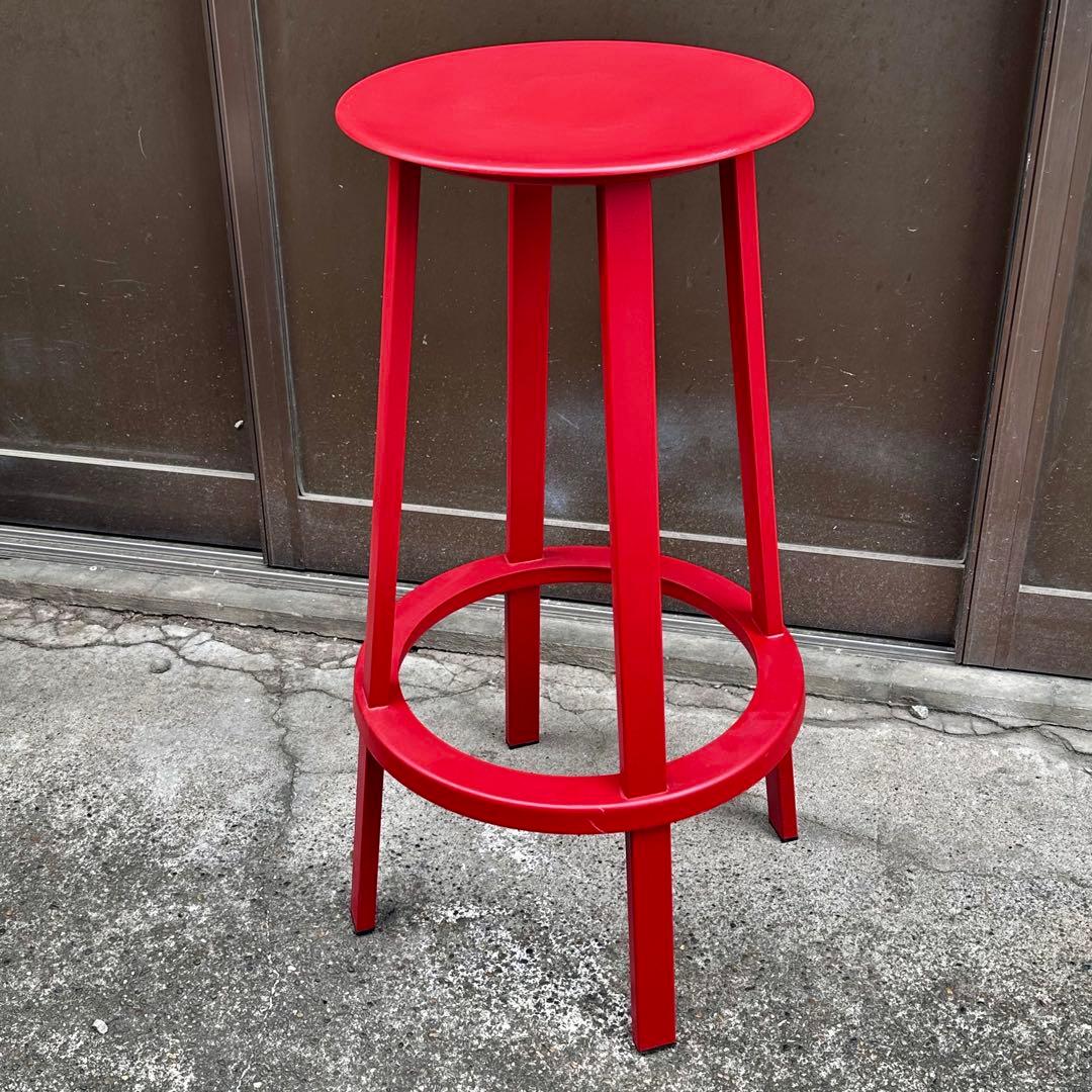 み*ん様 HAY REVOLVER STOOL HIGH｜リボルバースツール（レ Revolver Bar Stool Low H65 Standard glider-Black powder coated steel