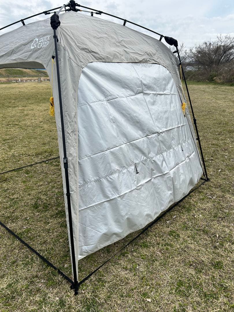 ＊美品 クイックキャンプ ワンタッチタープ2.5×2.5m