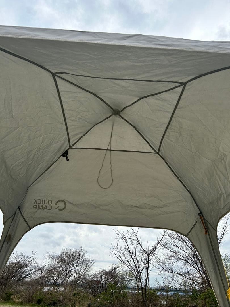 ＊美品 クイックキャンプ ワンタッチタープ2.5×2.5m