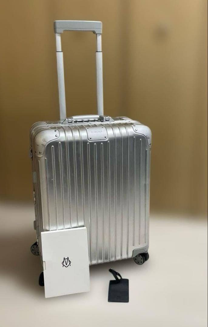 ★美品正規品★リモワRIMOWA★オリジナル CabinPlus スーツケース★ オリジナル キャビン プラス アルミニウム製スーツケース | チタニウム
