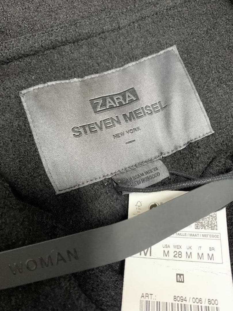 完売新品タグ付き ウール100%ポンチョ STEVEN MEISEL ZARA - メルカリ