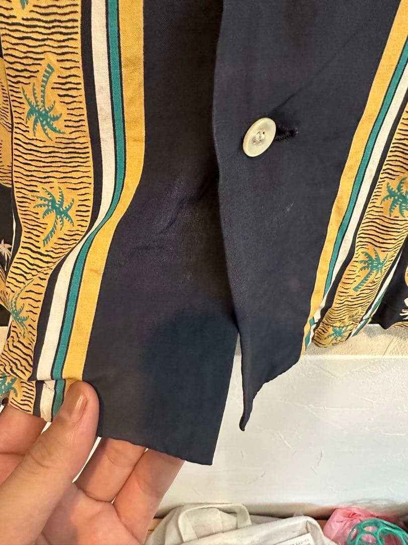 m*m様 ヴィンテージ カハナモク アロハ ネイビー - メルカリ