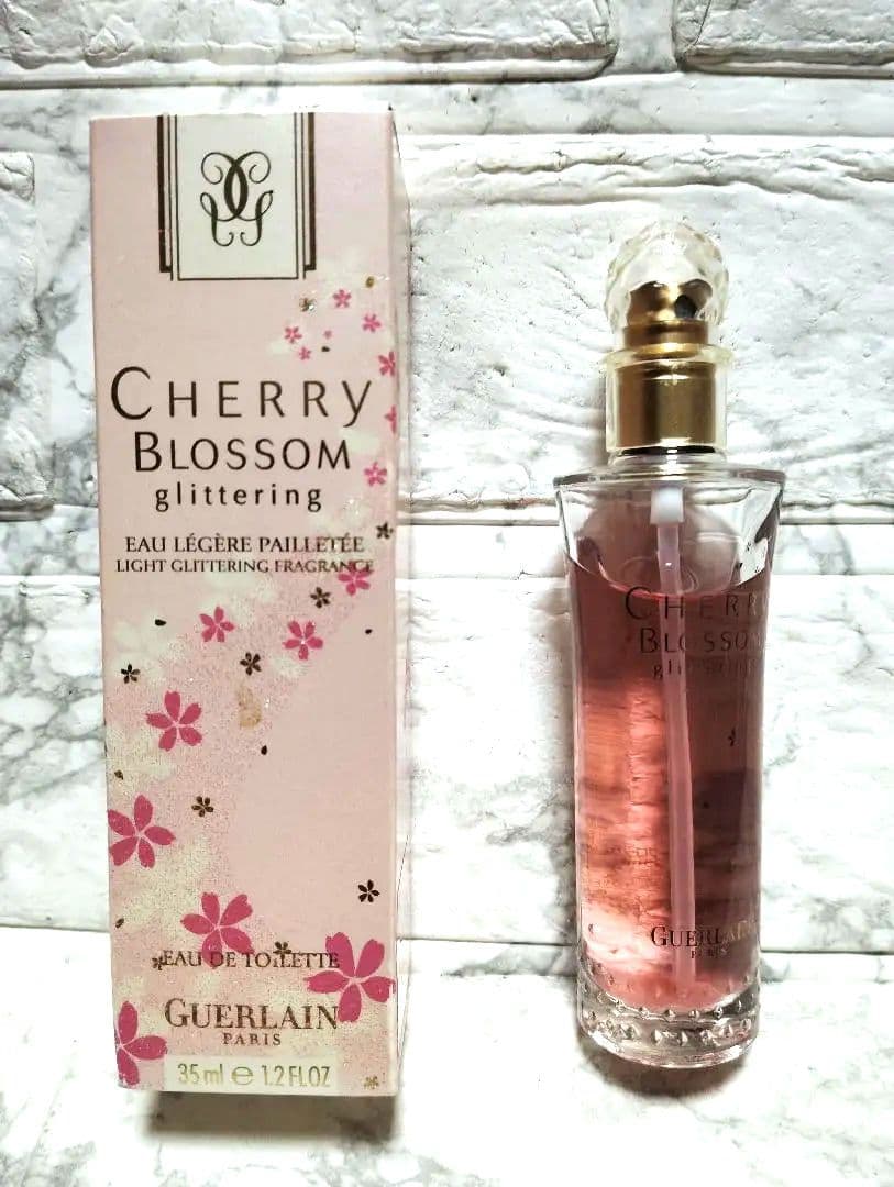 香水 限定 廃盤 ゲラン チェリーブロッサム グリッターリング 35ml