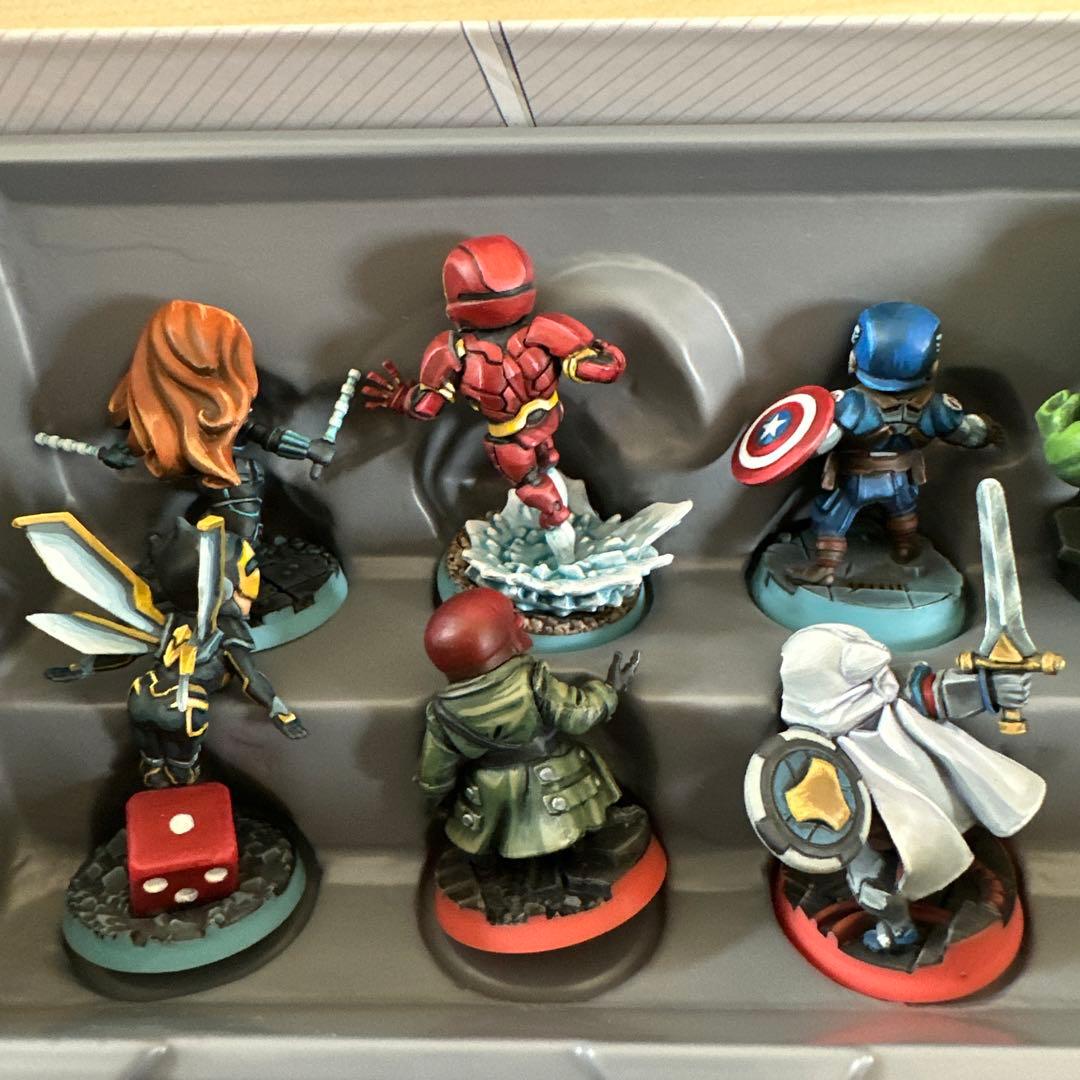 マーベルユナイテッド ボードゲーム ミニチュア フィギュア 塗装済み