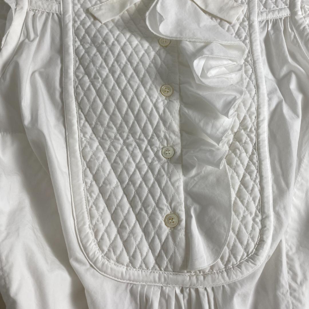 モンクレール ひざ丈ワンピース ノースリーブ MONCLER ホワイト