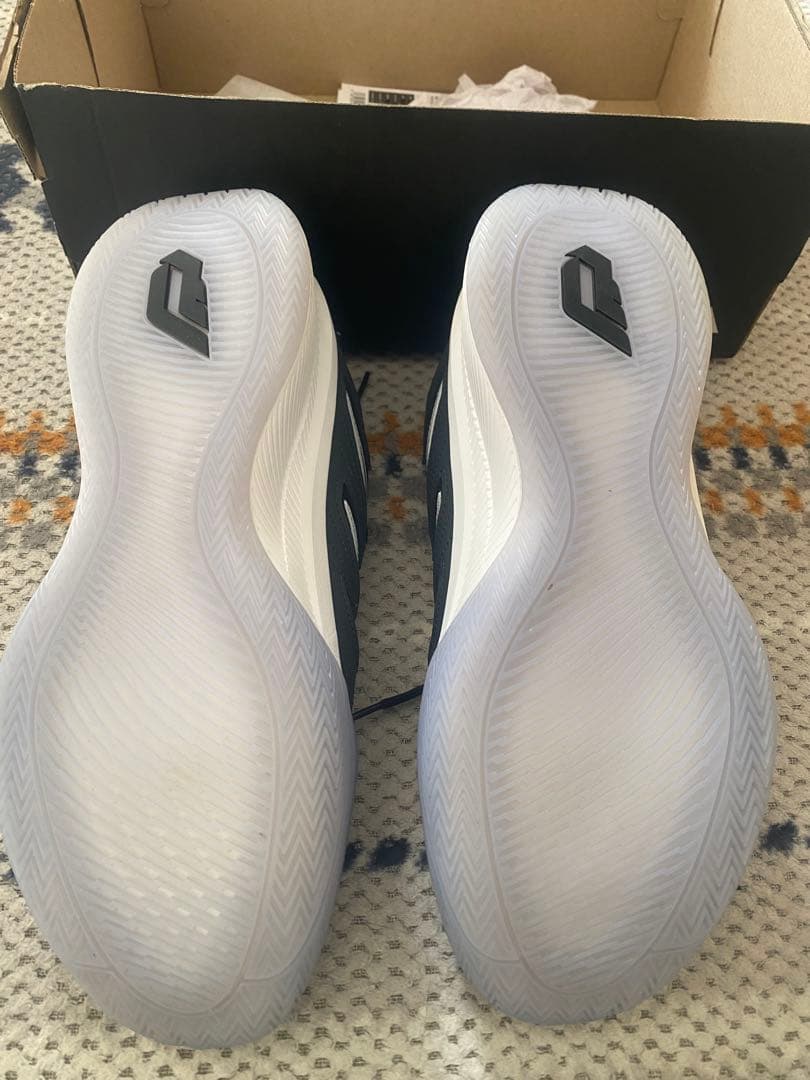 adidas バスケットボールシューズ 28.5cm 黒