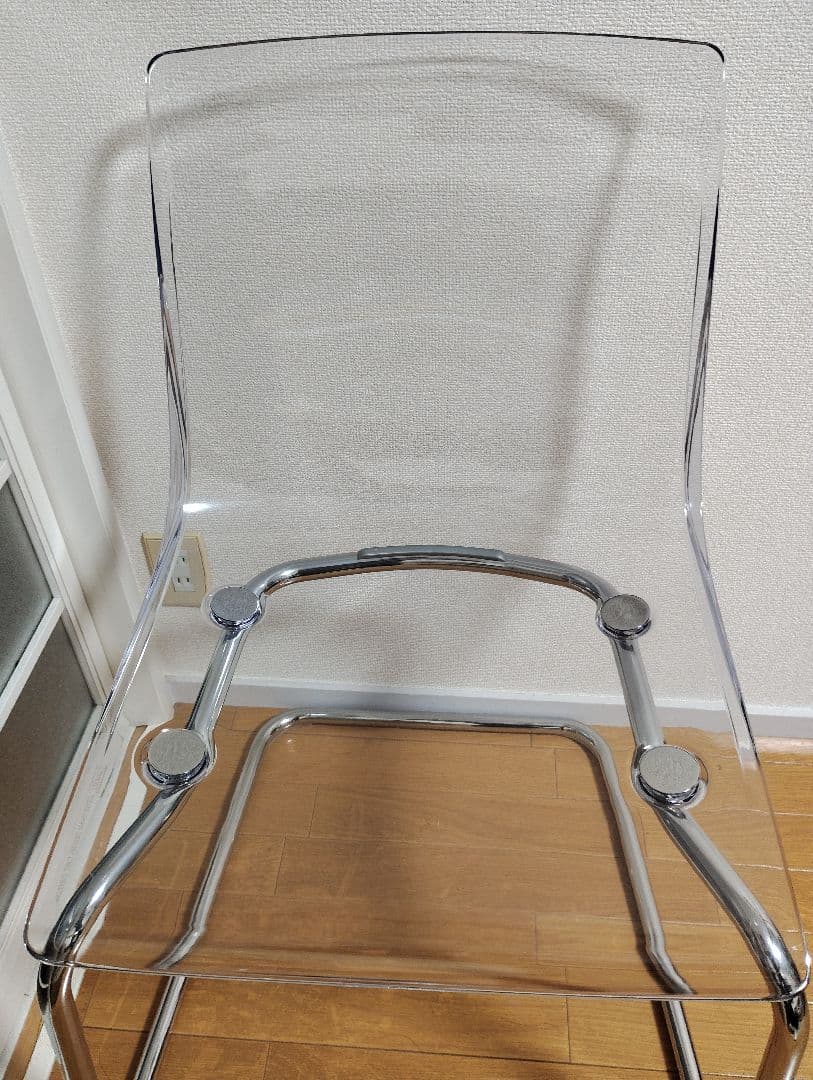 みさとさま】IKEAトービアス TOBIAS ダイニングチェア 椅子 クリア