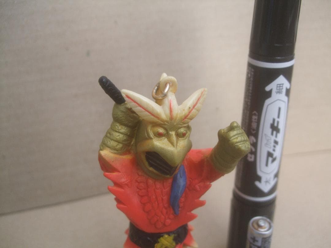 変身忍者嵐☆ミニソフビ☆ペンダントチェーン欠品