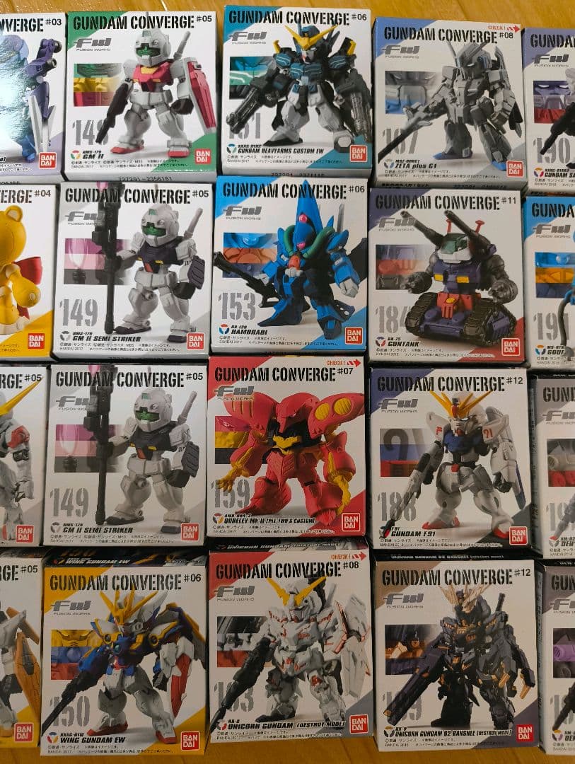《値下げ》GUNDAM CONVERGE まとめ売り　未開封61個 開封済45個
