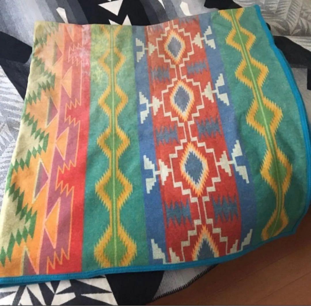 超希少PENDLETON 216×220ネイティブ ブランケット ペンドルトン